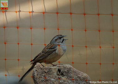 Taman Bird Proof Netting Untuk Buah Pohon 15g / Sqm 2.5m Lebar Warna Oranye