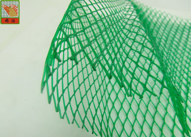 HDPE Diamond Hole Extruded Plastic Netting, Green Protective Plastic Mesh Sleeve