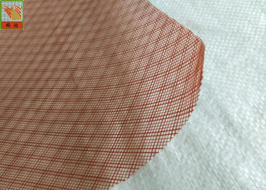 Red Industrial Plastic Netting Diamond Mesh Resin Infusion Distribution Netting