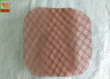 Red Industrial Plastic Netting Diamond Mesh Resin Infusion Distribution Netting